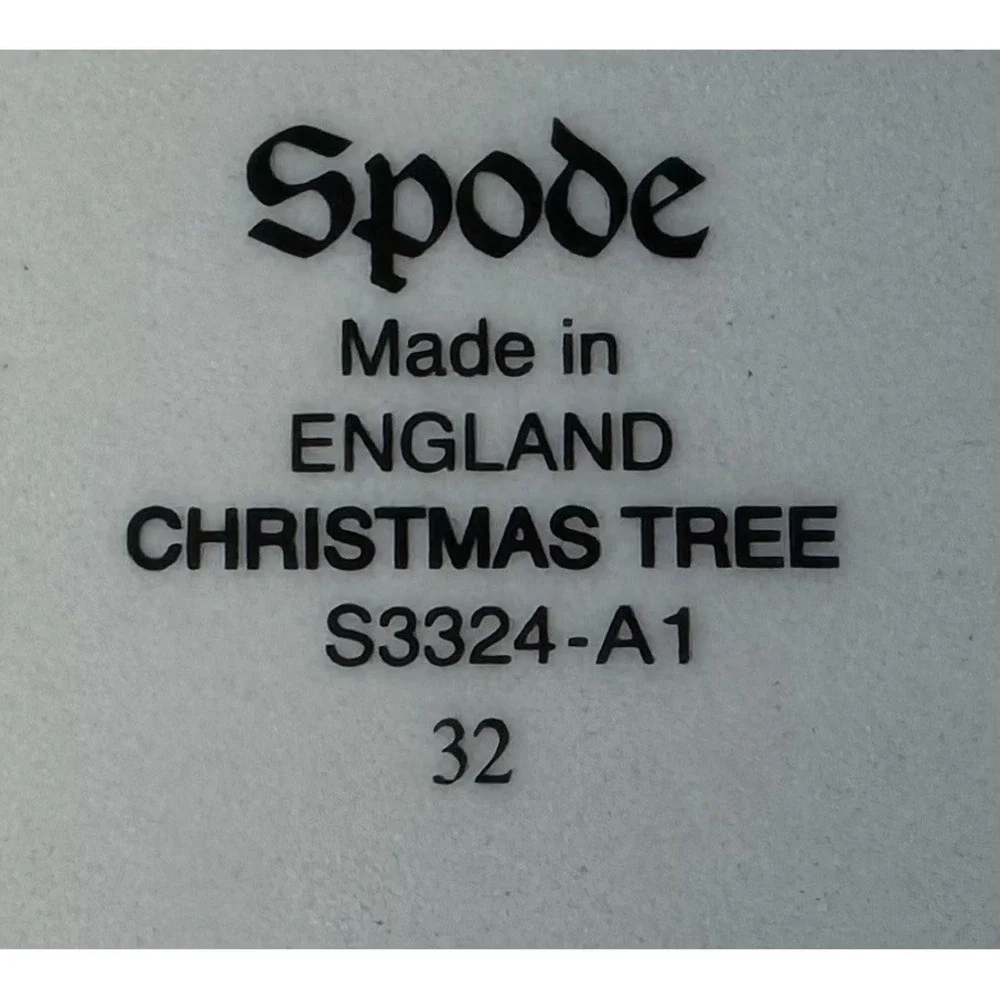 Spode Christmas Tree 12